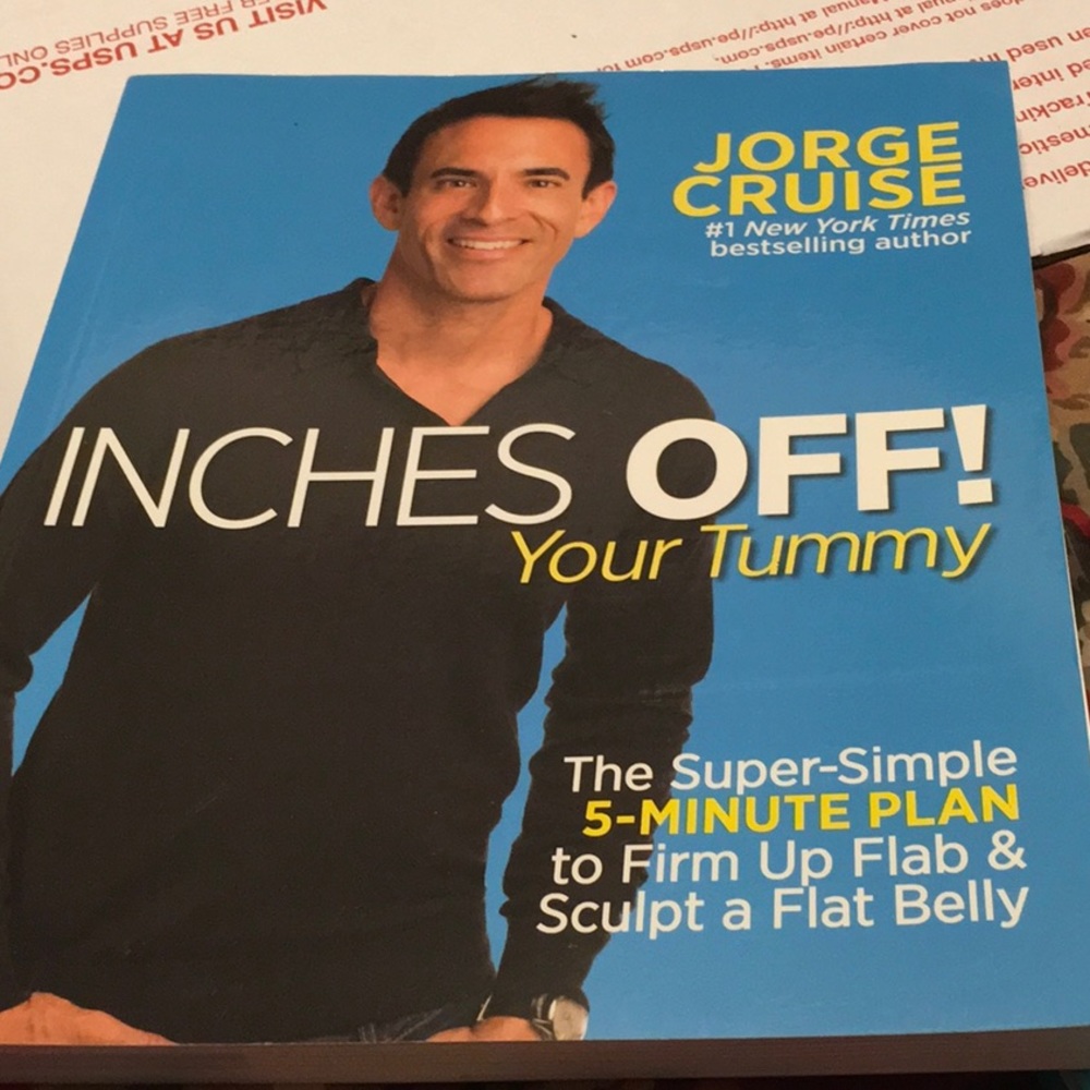 Jorge Cruise, Inches Off! Your Tummy, Soft Cover, NWT